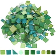 Mosaic Square Tiles Small Home Decor House Decorations for Mix Iridescent Glass Backsplash