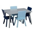 thumbnail image 3 of Delta Children Kids 5-Piece Activity Table and Chair Set, Gray / Blue, 3 of 5