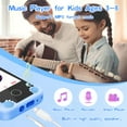 thumbnail image 6 of YTKUS Kids Smart Phone for Girl Kids Toys Cell Phone with 2.8" Touchscreen 16 Learning Games Dual Camera Music Player, 32G SD Card Christmas Birthday Gifts,Blue, 6 of 8