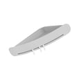 thumbnail image 3 of yingyy Bathroom Wall Shelf Shower Gel Bathing Tool Storage Wall Mounted Metal Drain Rack Soap Holder Cup Castor Drain Rack Kitchen Tool Gray, 3 of 6