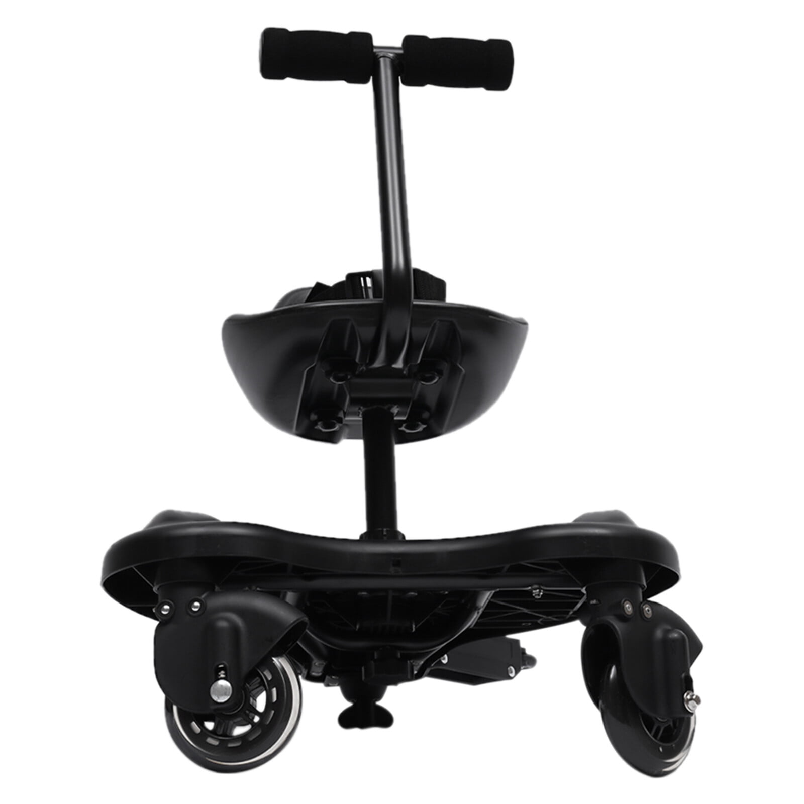 55.12lbs Assembly Black Universal Stroller Board Child Rider Stroller Attachment with Practical Handle