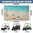 thumbnail image 3 of 51" x 31" Fit Golf Cart Seat Cover, Soft Microfiber Towel for EZGO TXT, Club Car Precedent, Yamaha G29, Icon Models, 3 of 8