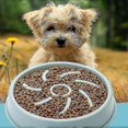 thumbnail image 2 of Cat Dog Feeder Puppy Nonslip Dog Food Bowl Dog Products Safe And Harmless Green 1pcs, 2 of 5