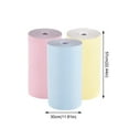 thumbnail image 3 of VerPetridure Printing Paper 57X30Cm 3 Rolls Printing Paper 57X30Cm 3 Rollscolor Thermal Paper Roll 57*30Mm Receipt Photo Paper Clear Printing for Pocket Thermal Printer for Mini Photo Printer, 3 Rolls, 3 of 3