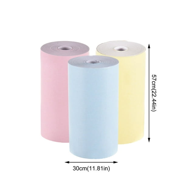 Rouleau de papier thermique couleur WREESH 57*30mm reçu papier
