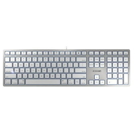 CHERRY, CHYJK1610US1, KC 6000 SLIM Keyboard, 1, Silver,White