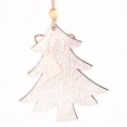 thumbnail image 3 of 2 piezas de colgante de madera de Navidad, árbol de Navidad, decoración colgante pequeña (árbol de Navidad), 3 of 5