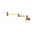 thumbnail image 1 of Arrival Matte Black Wall Mount Pot Filler Kitchen Faucet Single Cold Tap Brushed Golden/Chrome/Nickel ,High Water Flow Rate, 1 of 7