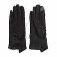 thumbnail image 1 of Guantes Mud Pie Sherpa Knot para mujer, negros, talla única, 1 of 3