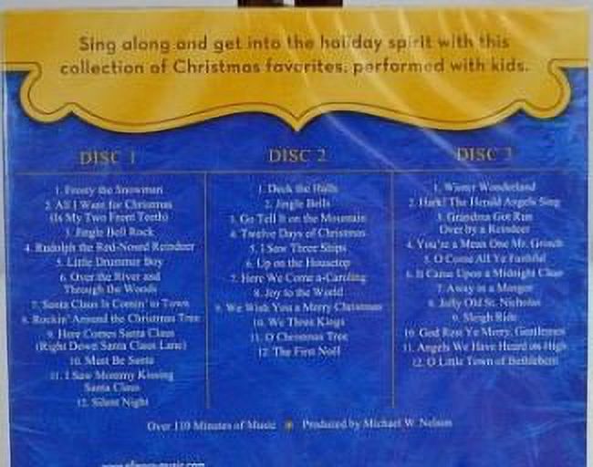 Kid's Christmas Sing-along 3 CD Set 'Tis The Season Holiday