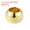 Pale Gold, variant on 14K Rondelle Beads OD 2 mm ID 1 mm Pale Gold Plated Gold Brass Round Beads for DIY Jewelry Craft Making 300 Pcs