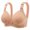 Orange#front closure bras for women, variant on nerohusy Womens Lace Bralette,Womens Daisy Bra Front Closure Sports Bras Beauty Back Full Coverage Comfort Easy Close Bra Front Buckle Corset,Pink,XXL