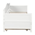 thumbnail image 5 of Wood Daybed with a Trundle, Trundle Daybed Twin Size Standard Twin Bed Frame No Box Spring Required, 5 of 7