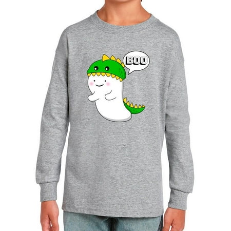 

Boo. Cute Ghost In Costume I Long Sleeve Toddler -Image by Shutterstock 2 Toddler