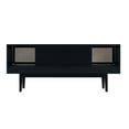 thumbnail image 3 of Holly & Martin Simms Midcentury Modern Media Console, for TVs up to 68", Black, 3 of 13