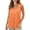 Orange, variant on WRKEKC Summer Tops for Women, Summer T-Shirts for Women, Women's Solid Color V-Neck Camisole Sleeveless Tank Tops