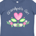 thumbnail image 4 of Inktastic Grandpa's Girl- Heart Flowers Girls Toddler T-Shirt, 4 of 5