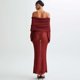 thumbnail image 3 of Elegantes y bonitos vestidos de mujer otoño invierno nuevo negro sexy vestido largo femenino cuello alto manga larga ajustado sólido tejido vestido, 3 of 5