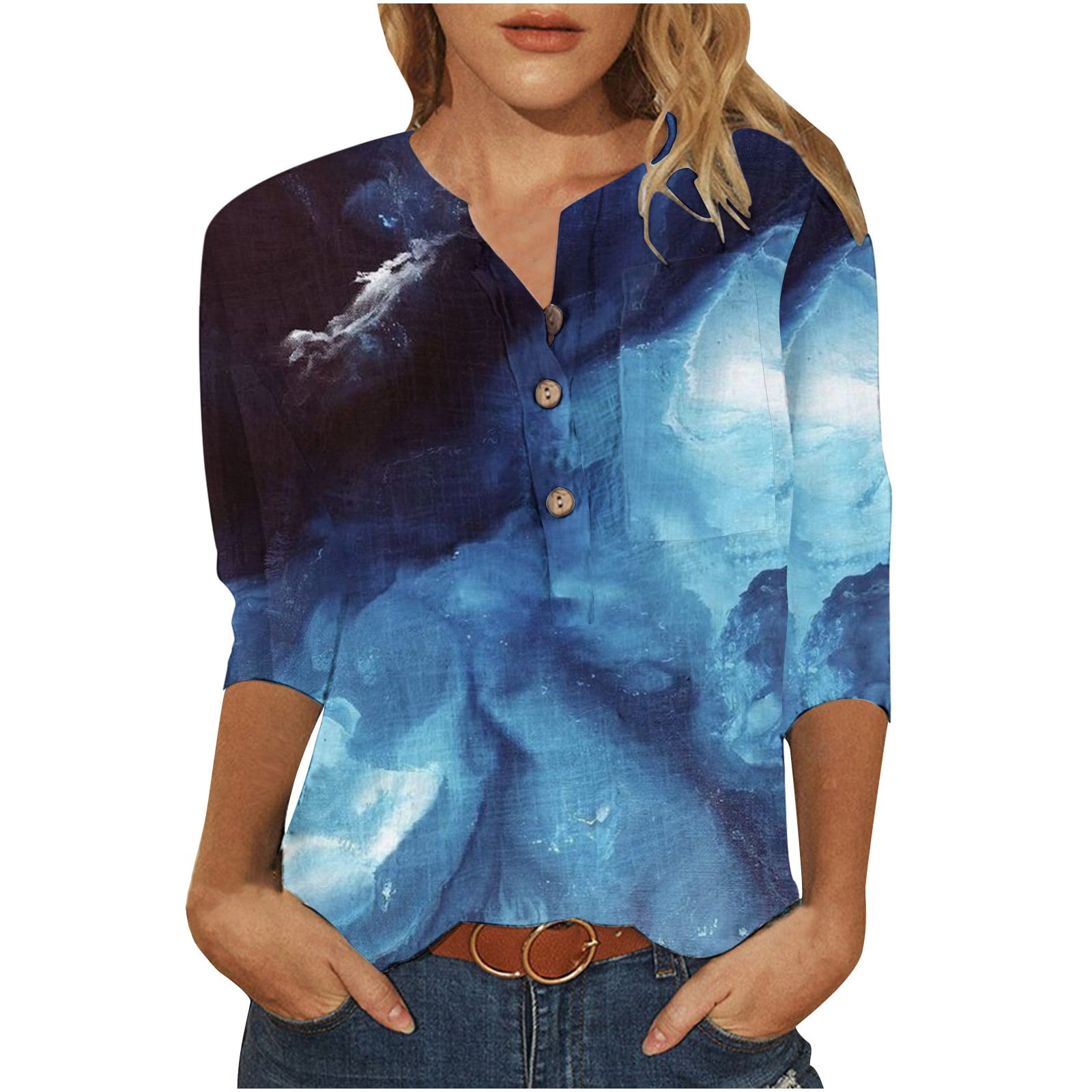 USSUMA Womens Blouses Tops Dressy 