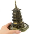 thumbnail image 2 of WORGEOUS Pagoda Pagoda Bonsai Decoración de paisajes Mini Garden Pavilion Adorno, 2 of 9