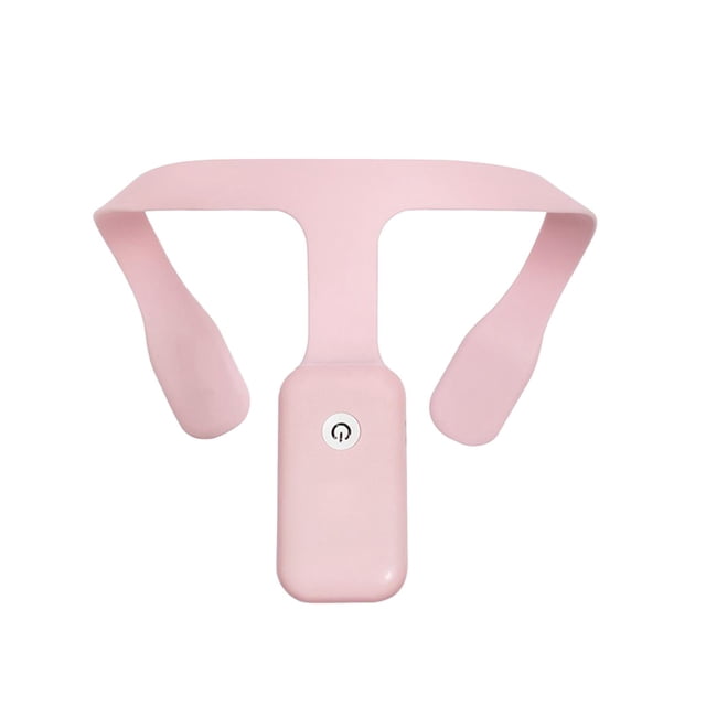 Corrector de postura Inteligente Sunnimix Recordatorio de Vibración Dispositivo Entrenamiento postura niños rosa