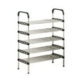 thumbnail image 5 of Rack YZEGDCH Shoe Rack Organizer Shoe Organizer Space Saver Storage Shoe Shelf Storage for Sneaker and Boot Stackable Free Standing Shoe Rack for Entryway, Garage, Small Spaces, Dorm, 5 of 6