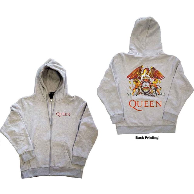 Queen Sweat à Capuche Zippé Unisexe Classique (Impression Arrière) (TTTG)