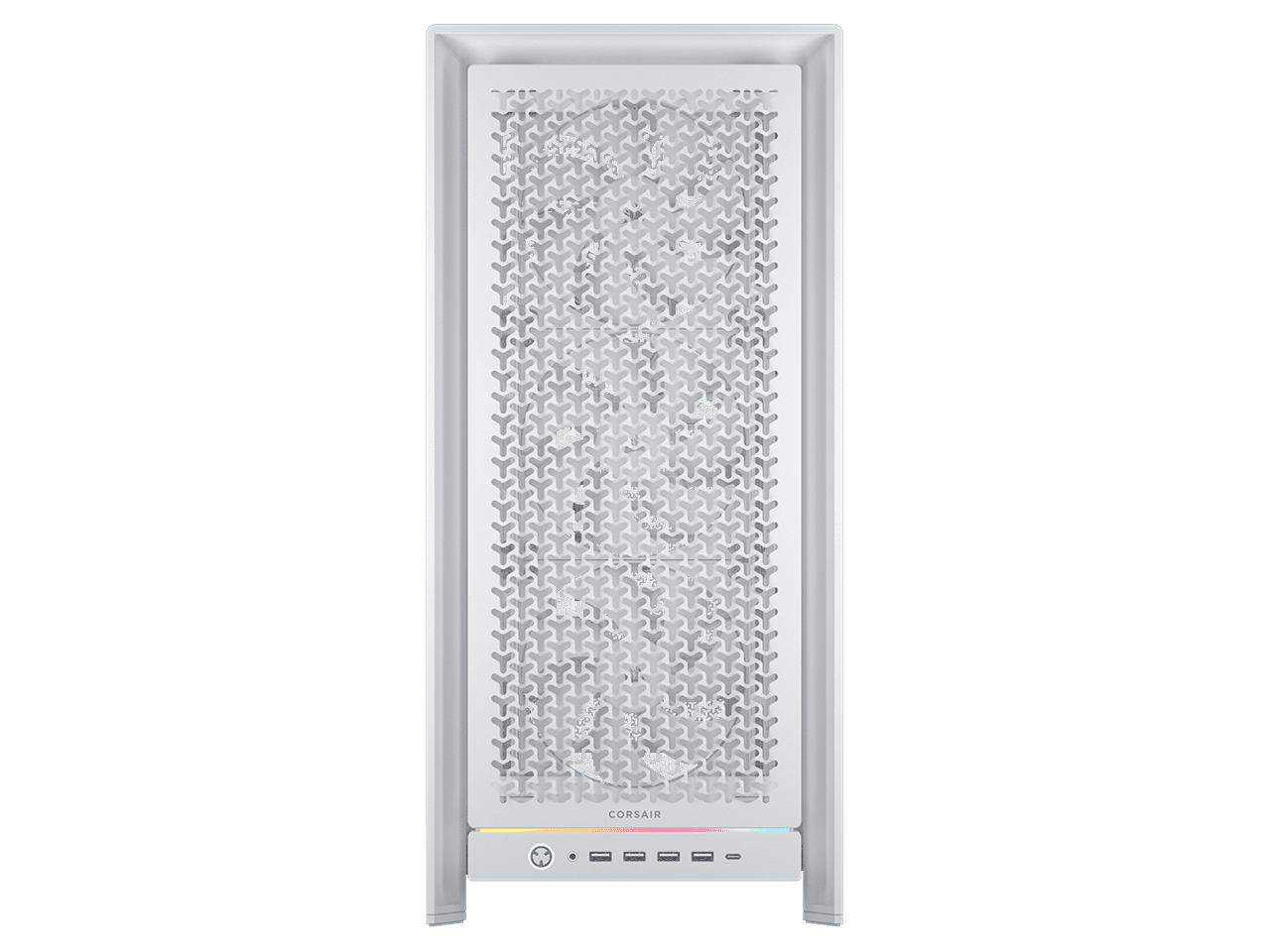 CORSAIR FRAME 5000D RS Modular High Airflow Mid-Tower PC Case, White – Fully Customizable Design –  InfiniRail™ Fan Mounting System – Fits Multiple 360mm Radiators or a 420mm Radiator – Reverse Mother