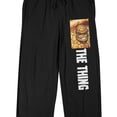 thumbnail image 6 of Marvel Universe Fantastic Four The Thing Men's Black Sleep Pants-Medium, 6 of 7