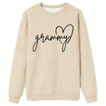 thumbnail image 4 of Grammy Crewneck Sweatshirt for Women 2026 Trendy Casual Grandma Graphic Sweatshirts Womens Pullover Top, 4 of 4