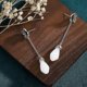 thumbnail image 3 of Pendientes largos de magnolia--|Código de modelo 3753, 3 of 3