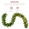 thumbnail image 6 of Best Choice Products 9ft Pre-Lit Christmas Garland w/ 50 2-in-1 LED Lights, 6 of 8