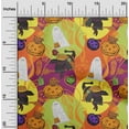 thumbnail image 2 of oneOone Silk Tabby Orange Fabric Halloween Fabric For Sewing Printed Craft Fabric By The Yard 42 Inch Wide, 2 of 4