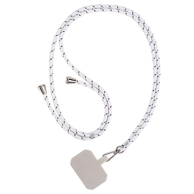 ICQOVD Sangles Réglables Filet Rouge Mode Lanière de Téléphone Portable Tour de Cou Sécurisée et Perdue Carte Fixe