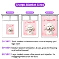 thumbnail image 5 of Happy Valentine's Day Bichon Frise holding flowers Cozy Sherpa Blanket Bichons Dog Lovers Gifts Idea Warm Soft Throw Blanket - 3005, 5 of 5
