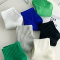thumbnail image 2 of TELOLY 6Pairs Mens Ankle Socks9-13Mens Ankle Socks Size 9-11 Men's Socks ,White, 2 of 4