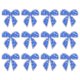 thumbnail image 1 of Uxcell 12-Pack Parches de Strass en Forma de Lazo de 6cm Azul Apliques Adhesivos Brillantes para DIY/Ropa/Zapatos/Bolsas, 1 of 7