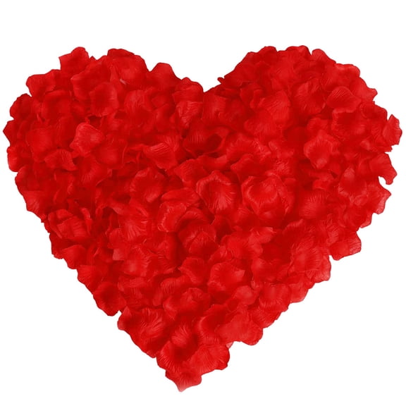 1000PC Artificial Rose Petals Silk Petals Bright Silk Fabric Real Bridal Wedding Petals Home Decoration Artificial Flowers Silk Flowers