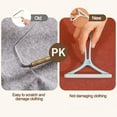 thumbnail image 4 of Raspador de alfombras portátil, afeitadora de tela reutilizable, eliminador de pelusas de ropa de doble cara, afeitadora de tela para ropa, 2 uds., 4 of 5