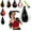 A, variant on MixMart Professional Boxing Speed Bag - Pear-Shaped Speedball for Training - Swivel Punching Bag for Fitness - Hanging Exercise Punch Ball for Boxers,Tools&Home Improvement