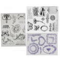 thumbnail image 2 of Clear Stamps, Healthy Safe DIY Transparent  Hand Made 3 Pcs  For Scrapbook, 2 of 8