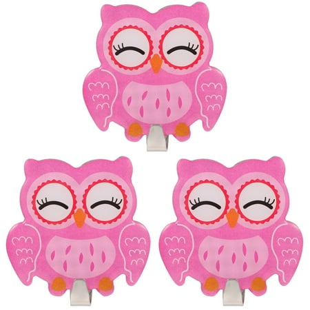 

TOYMYTOY Hooks Hook Owl Coat Cartoon Key Wall Hanger Adhesive Single Decoration Bedroom Kitchen Shape Animal Holder Nursery Hook