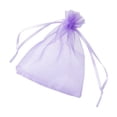 thumbnail image 2 of 100Pcs Fruit Protection Bags, Green Netting Cover Bags Drawstring Mesh Fruit Protectors Pest Barrier for Tomato Mango Trees Veggies Garden(S,Light Purple), 2 of 6