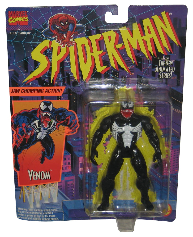 Marvel Comics Spider-Man Animated Series Venom Toy Biz Figure 