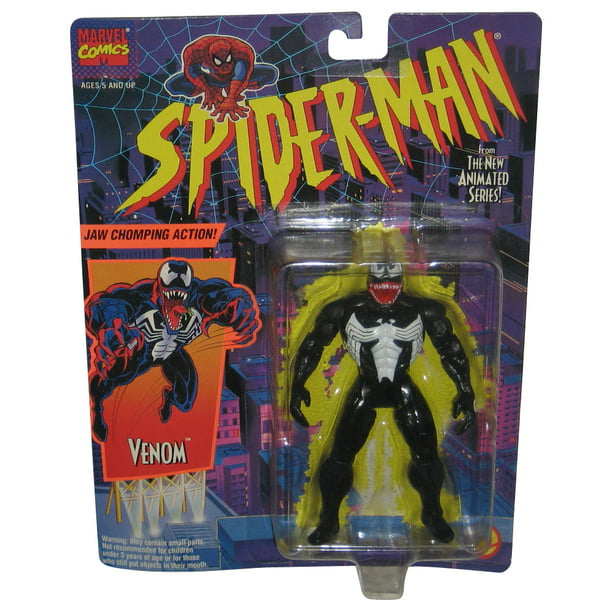 Marvel Comics Spider-Man Animated Series Venom Toy Biz Figure 