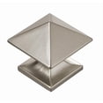 thumbnail image 1 of Hickory Hardware P3015-SS Bouton de Cabinet en Acier Inoxydable Collection Studio Carré 1.25 Po, 1 of 10