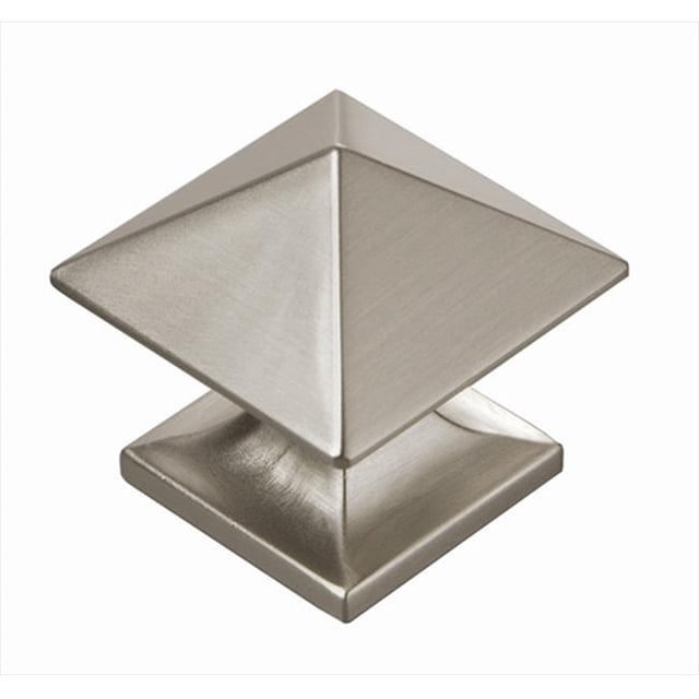 Hickory Hardware P3015-SS Bouton de Cabinet en Acier Inoxydable Collection Studio Carré 1.25 Po