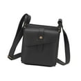 thumbnail image 4 of Segolike Leather Shoulder Bag Adjustable Strap Purse for Woman and Man Commuting Business black, 4 of 8
