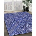 thumbnail image 2 of Ahgly Company Indoor Rectangle Patterned Sky Blue Dress Blue Area Rugs, 2' x 5', 2 of 6