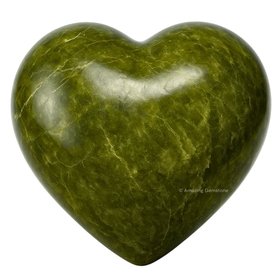 Vesuvianite Crystal Heart